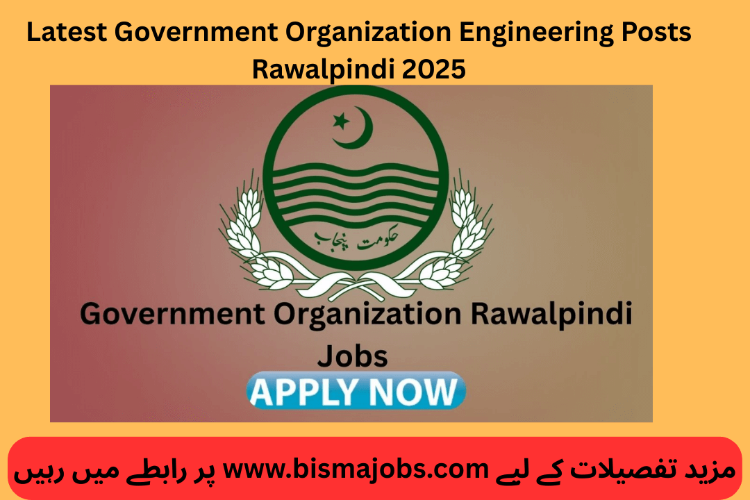 Latest Government Organization Engineering Posts Rawalpindi 2025