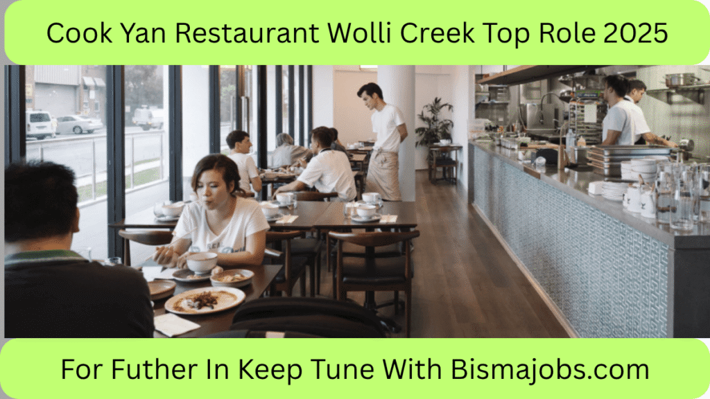 Cook Yan Restaurant Wolli Creek Top Role 2025