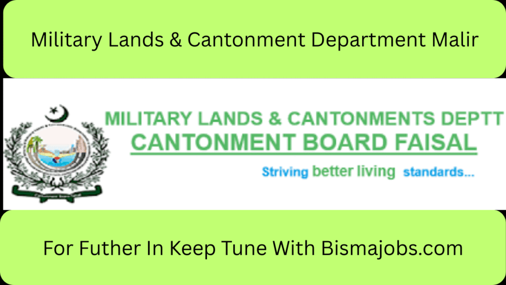 Military Lands & Cantonment Department Malir