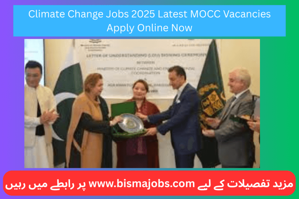 Climate Change Jobs 2025 Latest MOCC Vacancies Apply Online Now