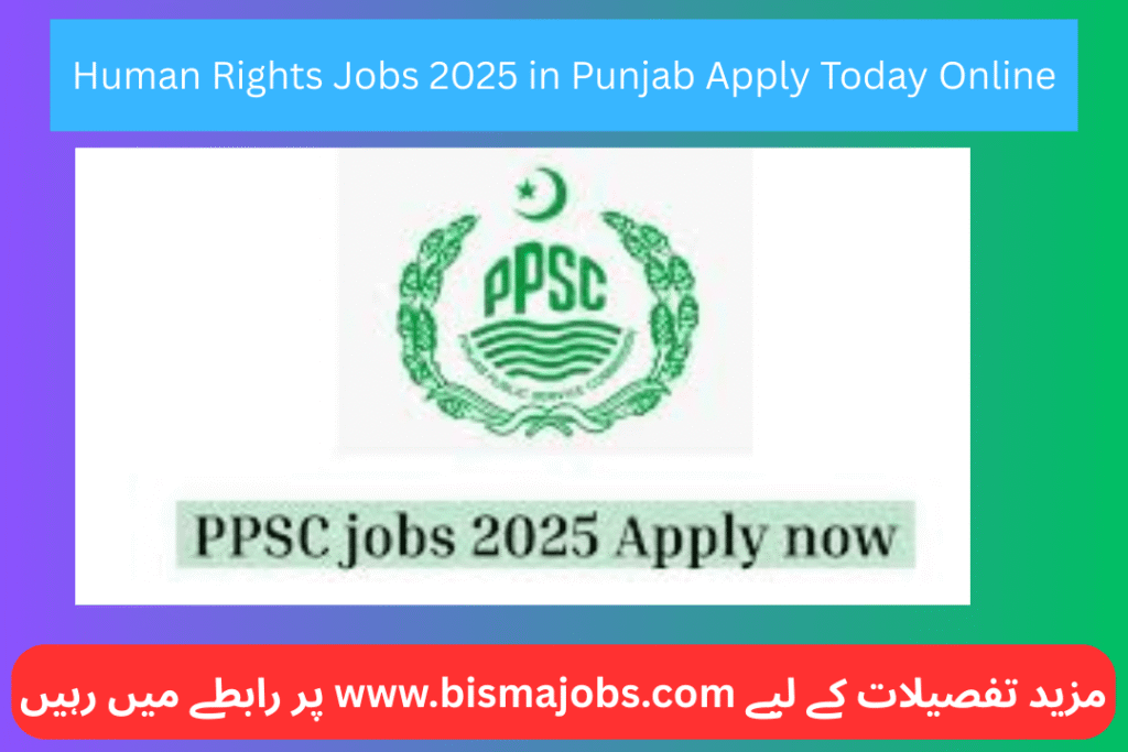 Human Rights Jobs 2025 in Punjab – Apply Today Online