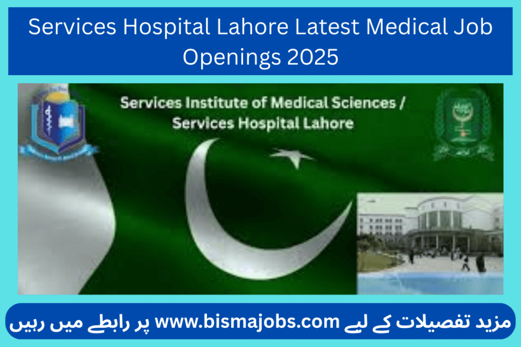 Services Hospital Lahore Latest Medical Job Openings 2025