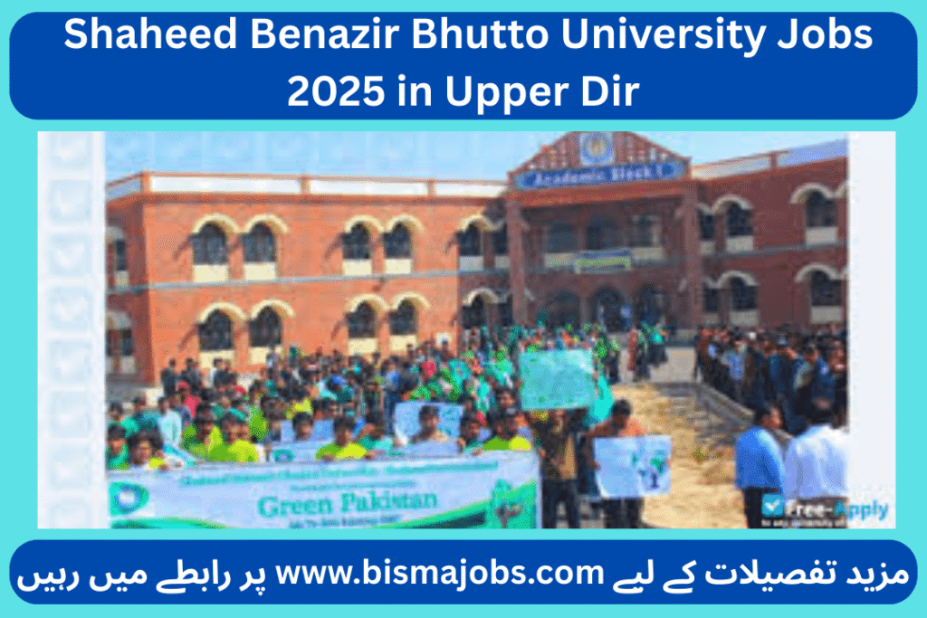 Shaheed Benazir Bhutto University Jobs 2025 in Upper Dir