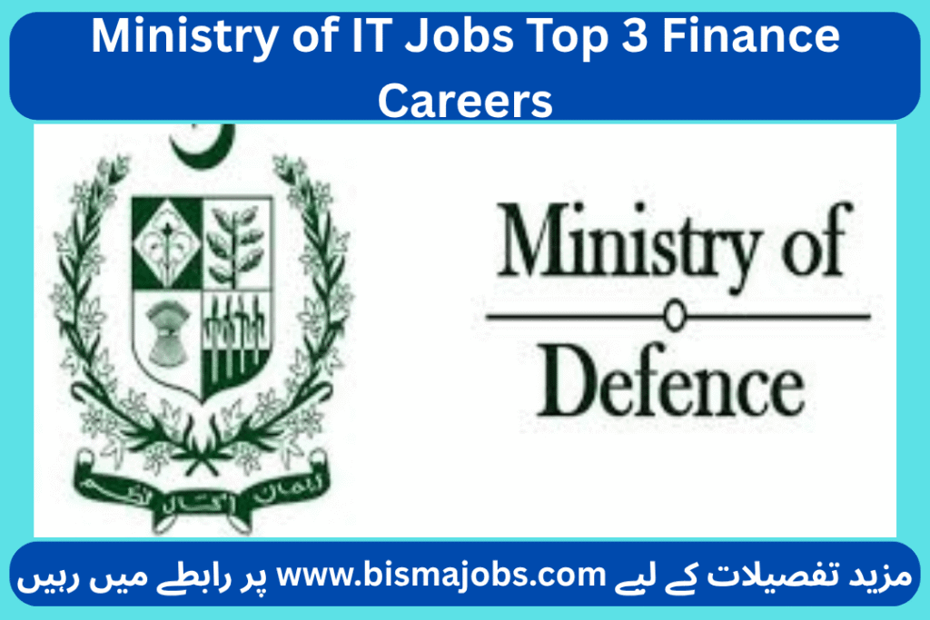 Ministry of IT Jobs Top 3 Finance Careers